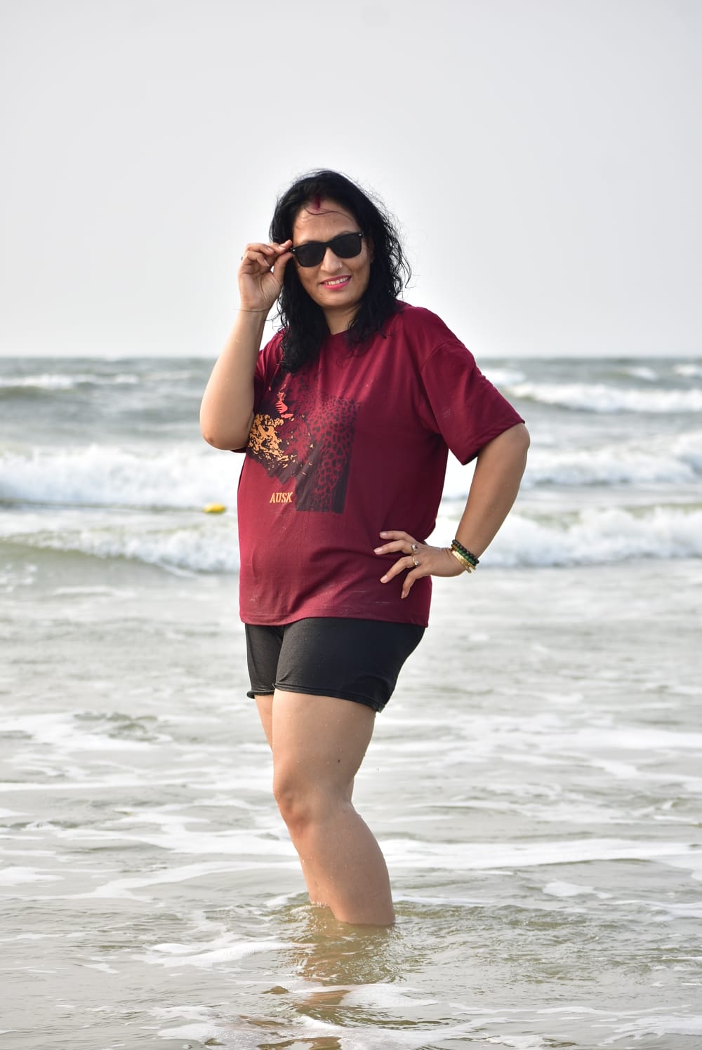 Anju Shandil before starting the program